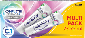 Sensodyne zubná pasta Kompletná ochrana + Whitening 2 x 75 ml