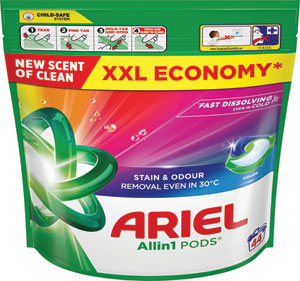 Ariel gélové tablety Color 44 ks