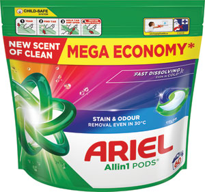 Ariel gélové tablety Color 60 ks