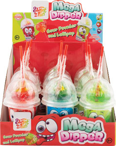 Mega Dipper lízanka s práškom 57 g
