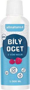 Allnature Biely ocot 10% s esenciálnym olejom maliny 1000 ml