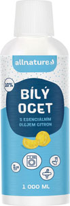 Allnature Biely ocot 10% s esenciálnym olejom citróna 1000 ml