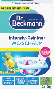 Dr.Beckmann WC pena s aktívnym uhlím 3 x 100 g