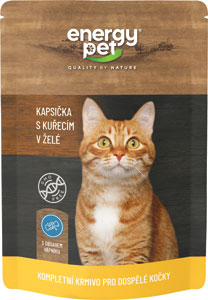 Energy Pet kapsička pre mačku kuracie želé 100 g