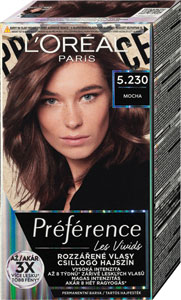 L'Oréal Paris Préférence Vivid Colors permanentná farba na vlasy 5.230 Mocha