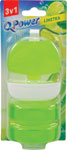Q-Power tekutý WC blok Limetka 3 x 55 ml