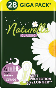 Naturella Classic hygienické vložky Night 28 ks