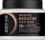 Syoss Intense Keratin vlasová maska pre slabé a ľahko lámavé vlasy 400 ml - Teta drogérie eshop