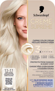 Schwarzkopf Creme Supreme farba na vlasy 11-11 Chladná ultra svetlá blond