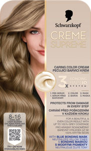 Schwarzkopf Creme Supreme farba na vlasy 8-16 Chladná popolavá svetlá blond