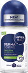 Nivea Men guľôčkový antiperspirant Derma Control Sensitive 50 ml