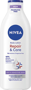 Nivea telové mlieko Repair&Care Sensitive 400 ml
