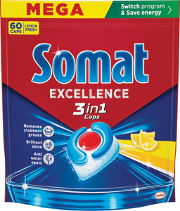 Somat MEGA (60ks/bal) EXC 3in1 Lemon