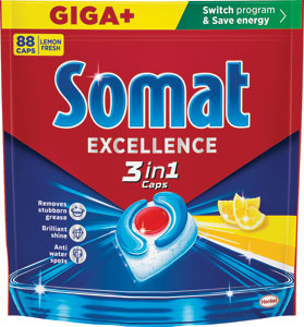Somat GIGA+ (88ks/bal) EXC 3in1 Lemon
