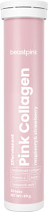 Pink Collagen šumivé tablety Malina, jahoda 20 ks