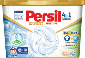 Persil Discs 4in1 Deep Clean Expert kapsuly Sensitive 23 praní 379,5 g