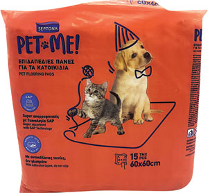 SEPTONA PET care podložky pre psov 60x60cm 15 ks