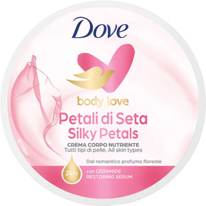 Dove telový krém Silky Petals 300 ml