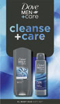 Dove darčeková sada advanced Men+care Clean Comfort sprchovací gél 400 ml, antiperspirant 150 ml - Teta drogérie eshop