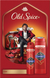 Old Spice darčeková sada Captain sprchový gél 250 ml, dezodorant 150 ml