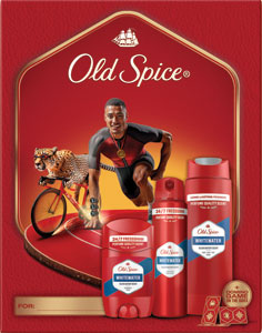 Old Spice darčeková sada Whitewater deo stick 50 ml, sprchový gél 250 ml, dezodorant 150 ml