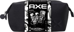 Axe darčeková sada Black sprchovací gél 250 ml, dezodorant 150 ml, tuhý dezodorant 50 ml, kozmetická taška