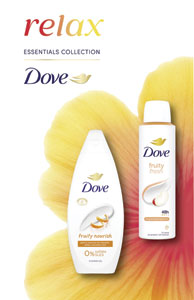 Dove darčeková sada Fruity sprchovací gél 250 ml, antiperspirant 150 ml