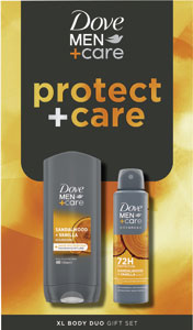 Dove darčeková sada advanced Men+care Sandalwood sprchovací gél 400 ml, antiperspirant 150 ml