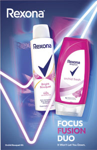 Rexona darčeková sada Bright Bouquet sprchovací gél 225 ml, antiperspirant 150 ml