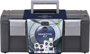 Nivea darčeková sada Men Toolbox 2025 Men voda po holení 100 ml, Men hydratačný krém 75 ml, antiperspirant 50 ml, sprchovací gél 250 ml, gél na holenie 200 ml