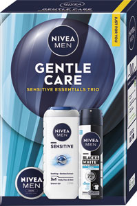 Nivea darčeková sada Men Box Deo Fresh 2025 antiperspirant 150 ml, sprchovací gél 250 ml, krém 30 ml