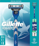 Gillette darčeková sada holiaci strojček Mach3 Sport, 2 holiace hlavice, Series Sensitive gél 200 ml - Teta drogérie eshop