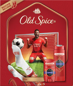 Old Spice darčeková sada Captain deo stick 50 ml, sprchový gél 2 v 1 250 ml, ponožky