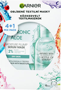 Garnier darčeková sada Party Mix Tissue Masky 4+1ks