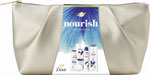 Dove darčeková sada Original sprchovací gél 225 ml, telové mlieko 250 ml, šampón 250 ml, deodorant 150 ml, mydlo 90 g, kozmetická taška - Teta drogérie eshop