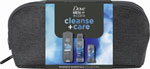 Dove darčeková sada Men+Care Clean Comfort sprchovací gél 250 ml, antiperspirant 150 ml, tuhý antiperspirant 50 ml, kozmetická taška - Teta drogérie eshop