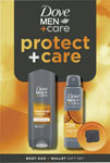 Dove darčeková sada Men+Care Sandalwood sprchovací gél 400 ml, antiperspirant 150 ml, peňaženka - Teta drogérie eshop
