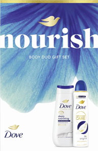 Dove darčeková sada Original Nourish Advanced sprchovací gél 225 ml, antiperspirant 150 ml