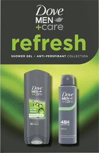 Dove darčeková sada Men+Care Extra Fresh sprchovací gél 250 ml, antiperspirant 150 ml