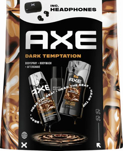 VK Axe DarkTempt. so slúchadlami