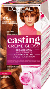 L'Oréal Paris Casting Creme Gloss semipermanentná farba na vlasy 634 medový gašta