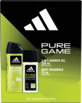 Adidas darčeková sada Pure Game natural sprej 75 ml, sprchový gél 250 ml - Teta drogérie eshop