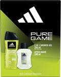 Adidas darčeková sada Pure Game voda po holení 100 ml + sprchový gél 250 ml - Teta drogérie eshop