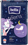 Bella Teens Ultra tenké hygienické vložky Sensitive Night 16 ks - Teta drogérie eshop