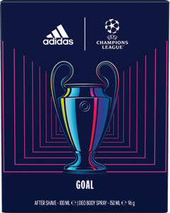 Adidas darčeková sada UEFA 11 voda po holení 100 ml, deodorant 150 ml