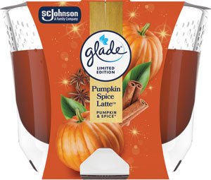 Glade Maxi sviečka Pumpkin Spice Latte 204 g