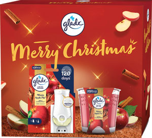 Glade darčeková sada sviečka 112 g, elektrický osviežovač 20 ml