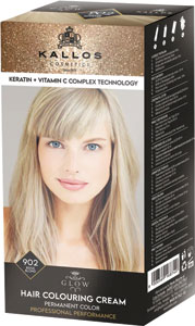 Kallos farba na vlasy GLOW 902 BEIGE BLOND