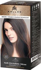 Kallos farba na vlasy GLOW 653 CHOCOLATE BROWN