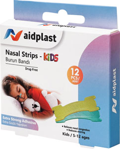 Aidplast náplasť pre deti na uľahčenie dýchania 12 ks